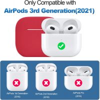 Красный силиконовый чехол Protective Silicone для AirPods 3