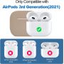 Молочный силиконовый чехол Protective Silicone для AirPods 3