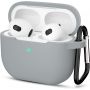 Серый силиконовый чехол Protective Silicone для AirPods 3