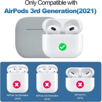 Серый силиконовый чехол Protective Silicone для AirPods 3
