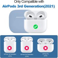 Синий-джинсовый силиконовый чехол Protective Silicone для AirPods 3