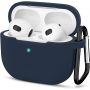 Тёмно-синий силиконовый чехол Protective Silicone для AirPods 3