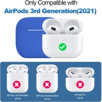 Синий силиконовый чехол Protective Silicone для AirPods 3