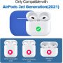 Синий силиконовый чехол Protective Silicone для AirPods 3