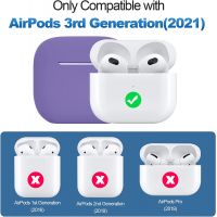 Лавандово-фиолетовый силиконовый чехол Protective Silicone для AirPods 3