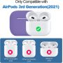 Лавандово-фиолетовый силиконовый чехол Protective Silicone для AirPods 3