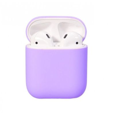 Чехол Soft Touch для AirPods 2 (фиолетовый) 
