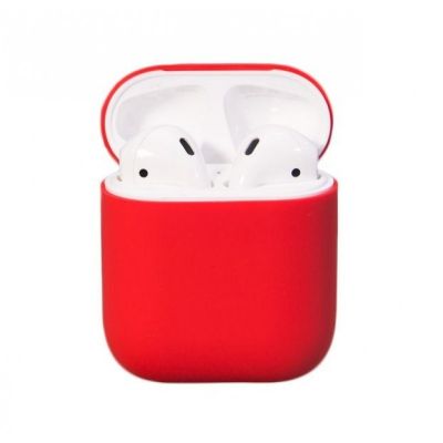 Чехол Soft Touch для AirPods 2 (красный) 