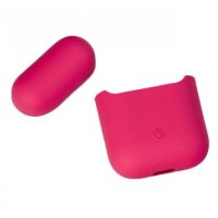 Чехол Soft Touch для AirPods 2 (малиновый) 