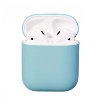 Чехол Soft Touch для AirPods 2 (нежно-голубой) 