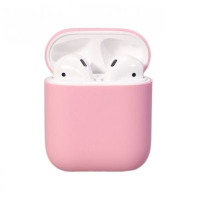 Чехол Soft Touch для AirPods 2 (розовый) 