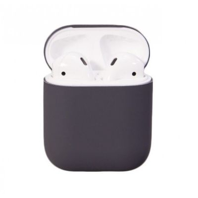 Чехол Soft Touch для AirPods 2 (серый) 
