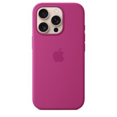Чехол силиконовый Silicone Case с MagSafe для iPhone 16 Pro, "Fuchsia"