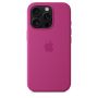 Чехол силиконовый Silicone Case с MagSafe для iPhone 16 Pro, "Fuchsia"
