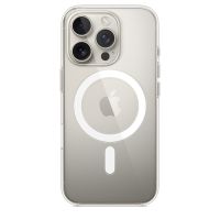 Чехол силиконовый для iPhone 16 Pro Max Clear Case with MagSafe