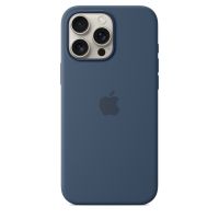 Чехол силиконовый Silicone Case с MagSafe для iPhone 16 Pro Max, "Denim"