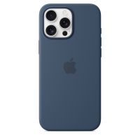 Чехол силиконовый Silicone Case с MagSafe для iPhone 16 Pro Max, "Denim"