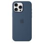 Чехол силиконовый Silicone Case с MagSafe для iPhone 16 Pro Max, "Denim"