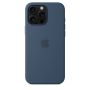 Чехол силиконовый Silicone Case с MagSafe для iPhone 16 Pro Max, "Denim"