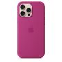 Чехол силиконовый Silicone Case с MagSafe для iPhone 16 Pro Max, "Fuchsia"