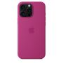 Чехол силиконовый Silicone Case с MagSafe для iPhone 16 Pro Max, "Fuchsia"