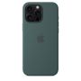 Чехол силиконовый Silicone Case с MagSafe для iPhone 16 Pro Max, "Lake Green"