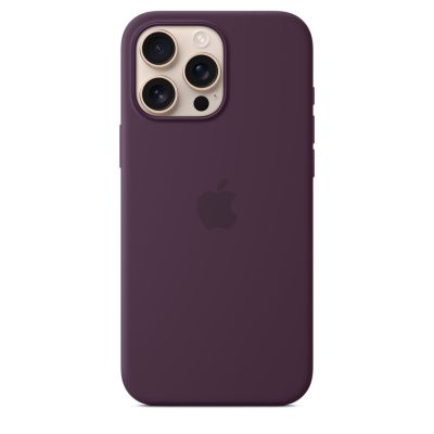 Чехол силиконовый Silicone Case с MagSafe для iPhone 16 Pro Max, "Plum"