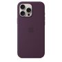 Чехол силиконовый Silicone Case с MagSafe для iPhone 16 Pro Max, "Plum"