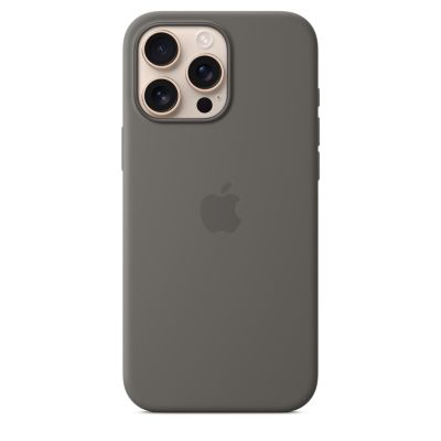 Чехол силиконовый Silicone Case с MagSafe для iPhone 16 Pro Max, "Stone Gray"