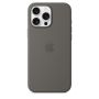 Чехол силиконовый Silicone Case с MagSafe для iPhone 16 Pro Max, "Stone Gray"