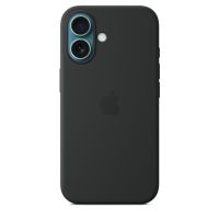 Чехол силиконовый чехол Silicone Case с MagSafe для iPhone 16, "Black"