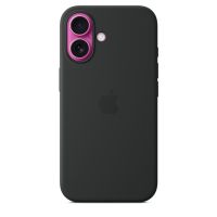 Чехол силиконовый чехол Silicone Case с MagSafe для iPhone 16, "Black"