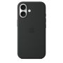Чехол силиконовый чехол Silicone Case с MagSafe для iPhone 16, "Black"