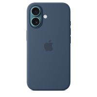 Чехол силиконовый чехол Silicone Case с MagSafe для iPhone 16, "Denim"