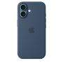Чехол силиконовый чехол Silicone Case с MagSafe для iPhone 16, "Denim"