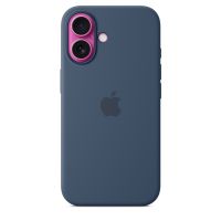 Чехол силиконовый чехол Silicone Case с MagSafe для iPhone 16, "Denim"