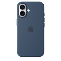 Чехол силиконовый чехол Silicone Case с MagSafe для iPhone 16, "Denim"
