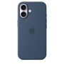 Чехол силиконовый чехол Silicone Case с MagSafe для iPhone 16, "Denim"