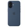 Чехол силиконовый чехол Silicone Case с MagSafe для iPhone 16, "Denim"