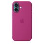 Чехол силиконовый чехол Silicone Case с MagSafe для iPhone 16, "Fuchsia"