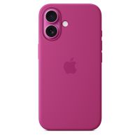 Чехол силиконовый чехол Silicone Case с MagSafe для iPhone 16, "Fuchsia"