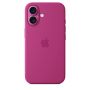 Чехол силиконовый чехол Silicone Case с MagSafe для iPhone 16, "Fuchsia"