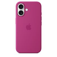 Чехол силиконовый чехол Silicone Case с MagSafe для iPhone 16, "Fuchsia"