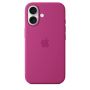 Чехол силиконовый чехол Silicone Case с MagSafe для iPhone 16, "Fuchsia"