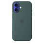 Чехол силиконовый чехол Silicone Case с MagSafe для iPhone 16, "Lake Green"