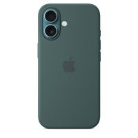 Чехол силиконовый чехол Silicone Case с MagSafe для iPhone 16, "Lake Green"