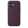 Чехол силиконовый чехол Silicone Case с MagSafe для iPhone 16, "Plum"