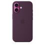 Чехол силиконовый чехол Silicone Case с MagSafe для iPhone 16, "Plum"