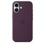Чехол силиконовый чехол Silicone Case с MagSafe для iPhone 16, "Plum"