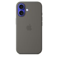 Чехол силиконовый чехол Silicone Case с MagSafe для iPhone 16, "Stone Gray"